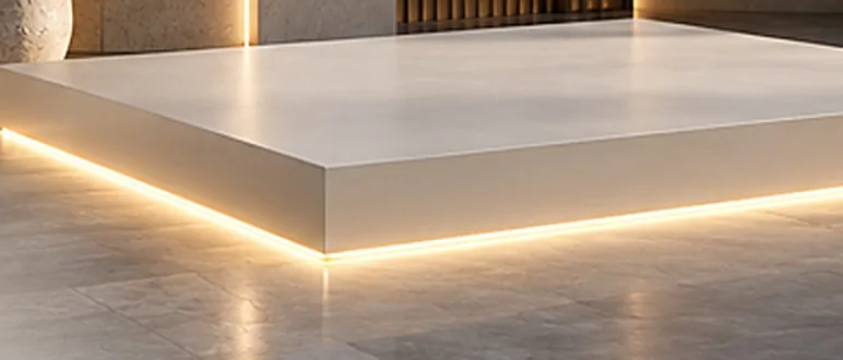 Подиумы с LED-подсветкой: вариант 1