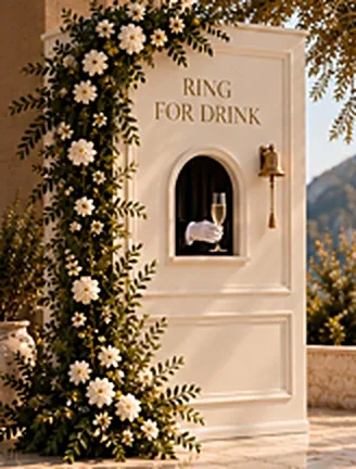 Интерактивная стена Ring for Drink: вариант 2